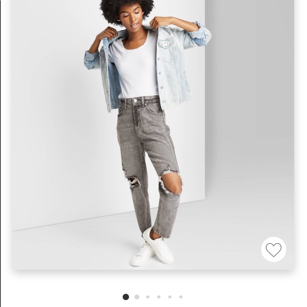 Gray wash Wild Fable jeans